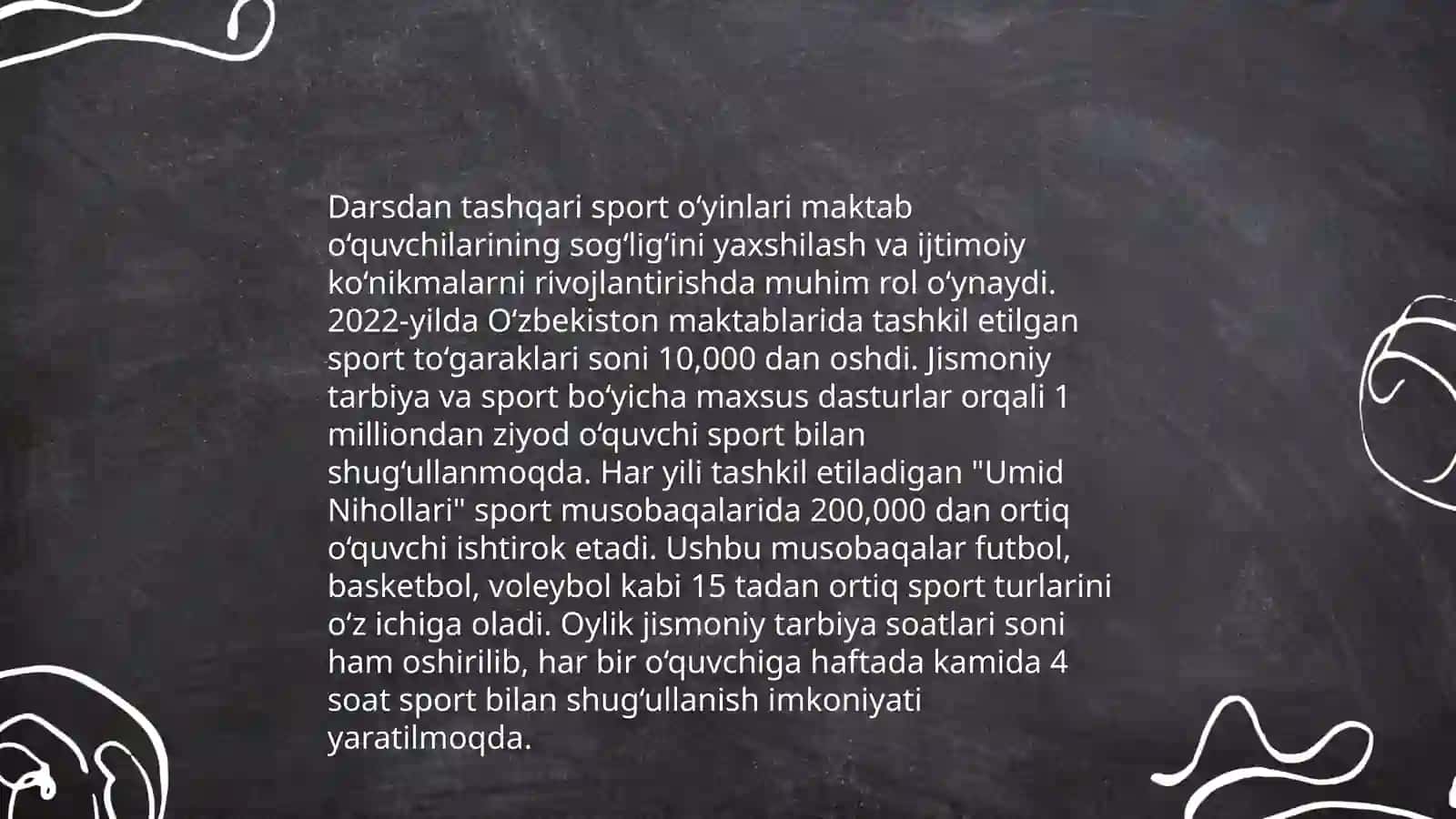 Darsdan tashqari o'yinlarni o'tkazish 3