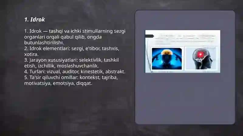 Bilish jarayonlari 3