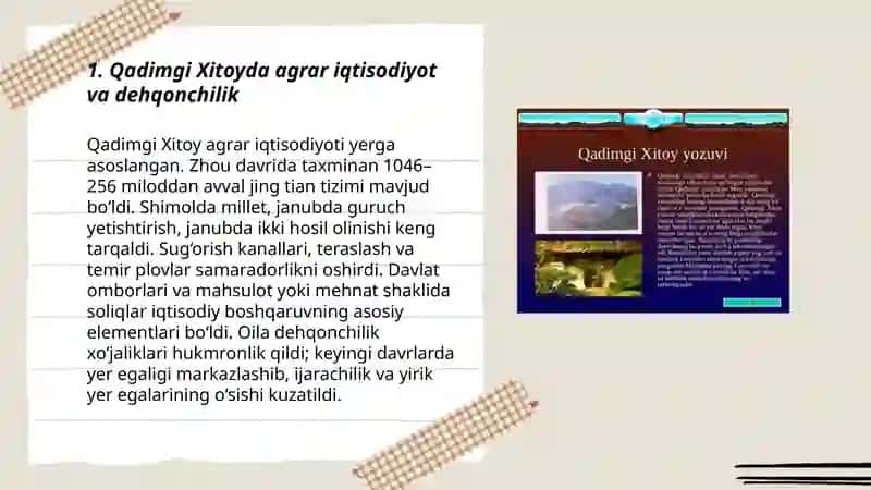 Qadimgi Xitoydagi iqtisodiy gʻoyalar 3