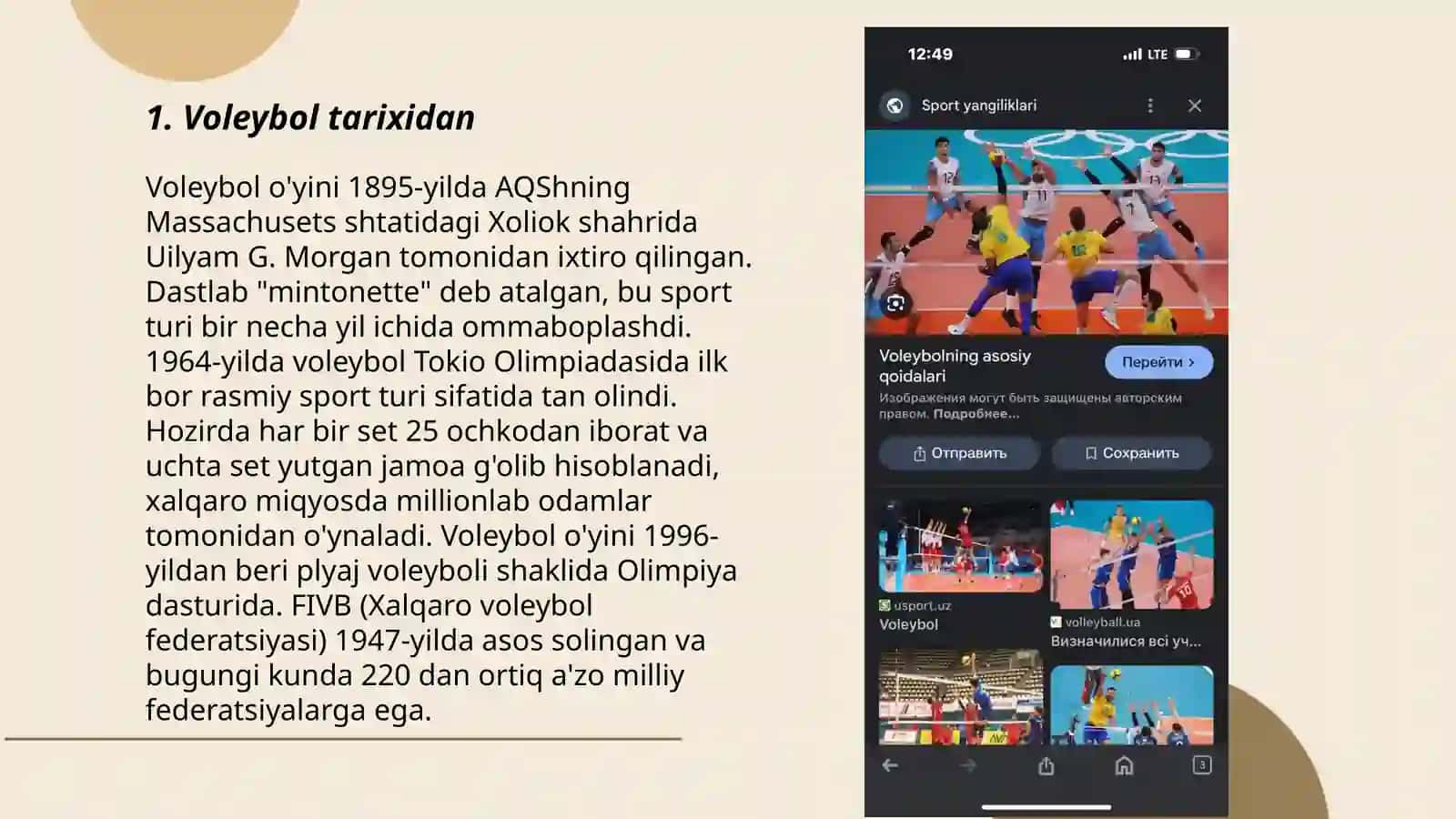 Voleybol haqida presentatsiya 3