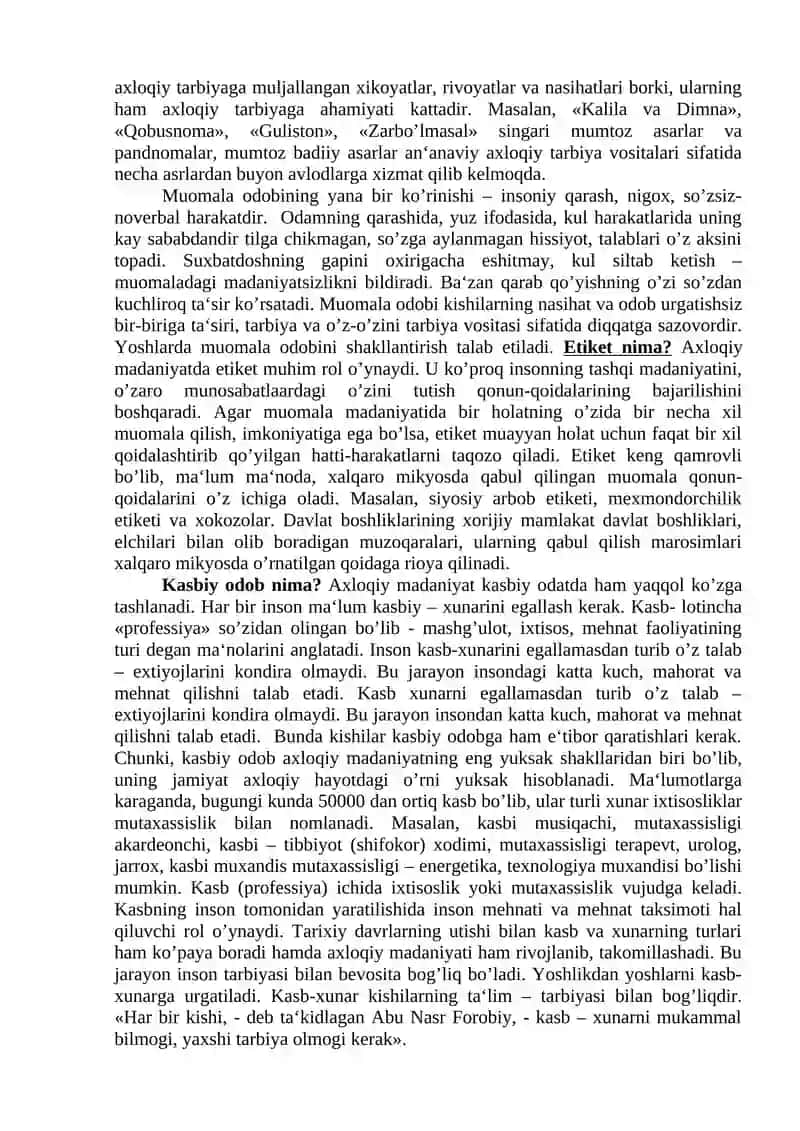 Axloqiy madaniyаt va etiket 3
