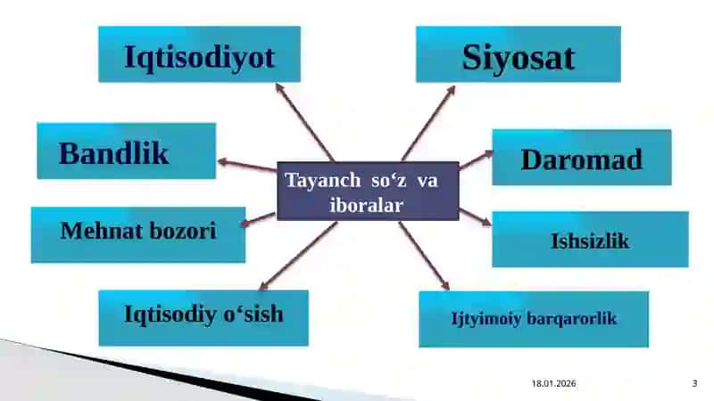 Bandlik va daromad siyosati 3