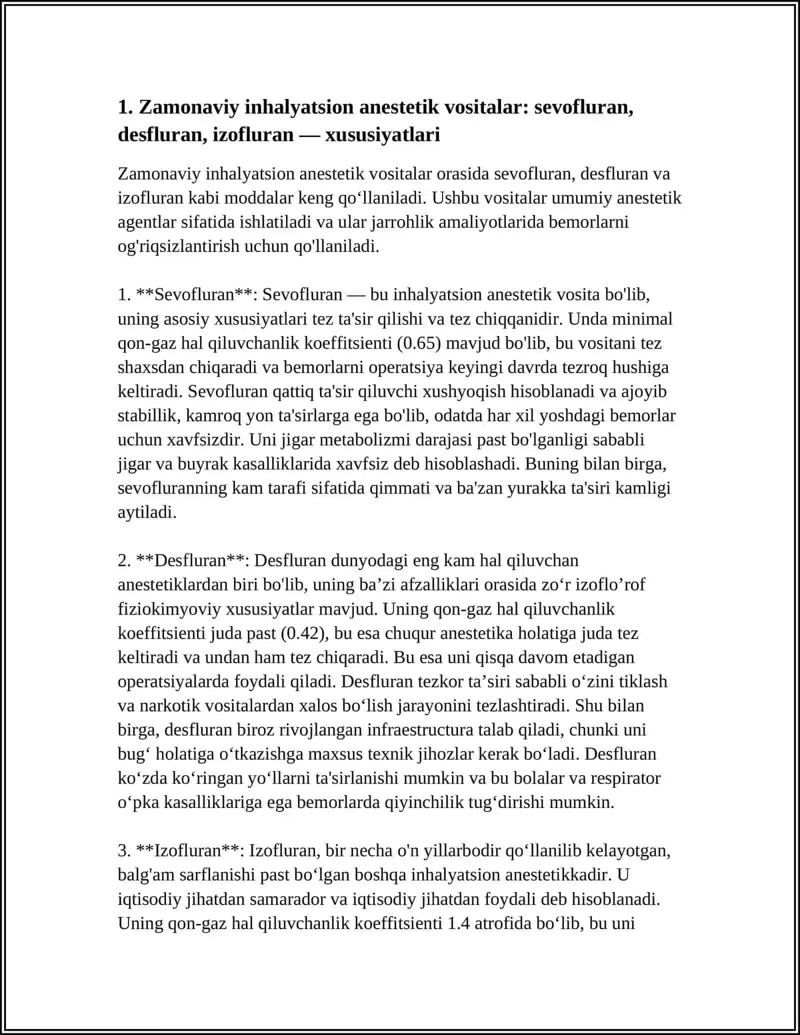 ZAMONAVIY ANESTETIK VOSITALAR 3