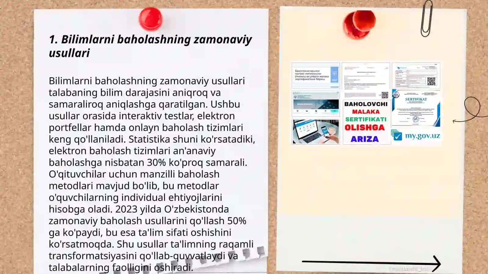 Bilimlarni baholovchi tekshirish tizimlari 3