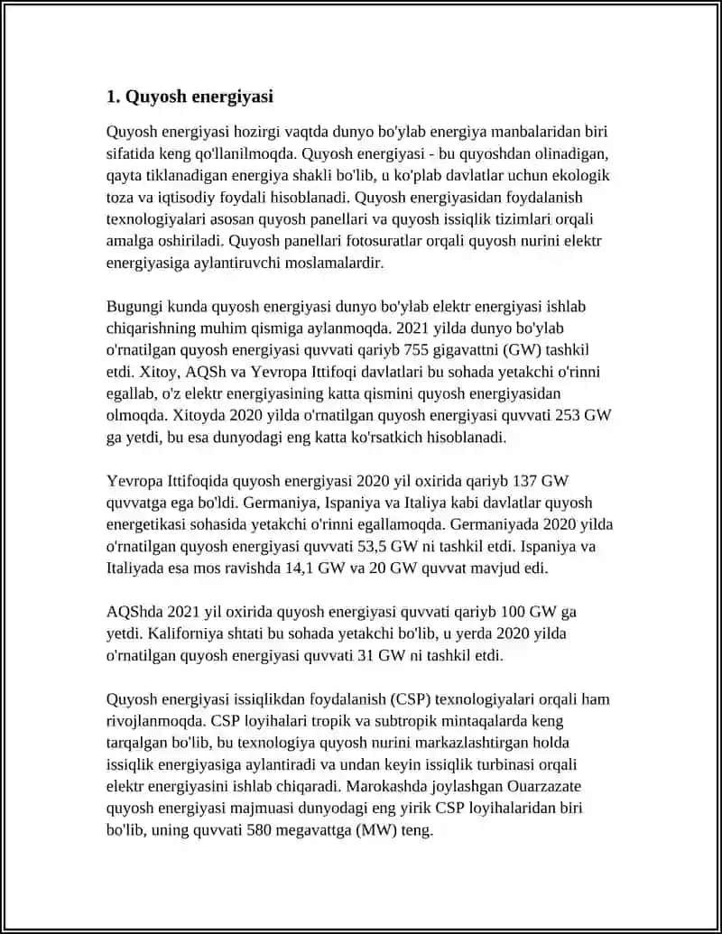 NOAN’ANAVIY TIKLANUVCHAN ENERGIYA MANBALARI 3