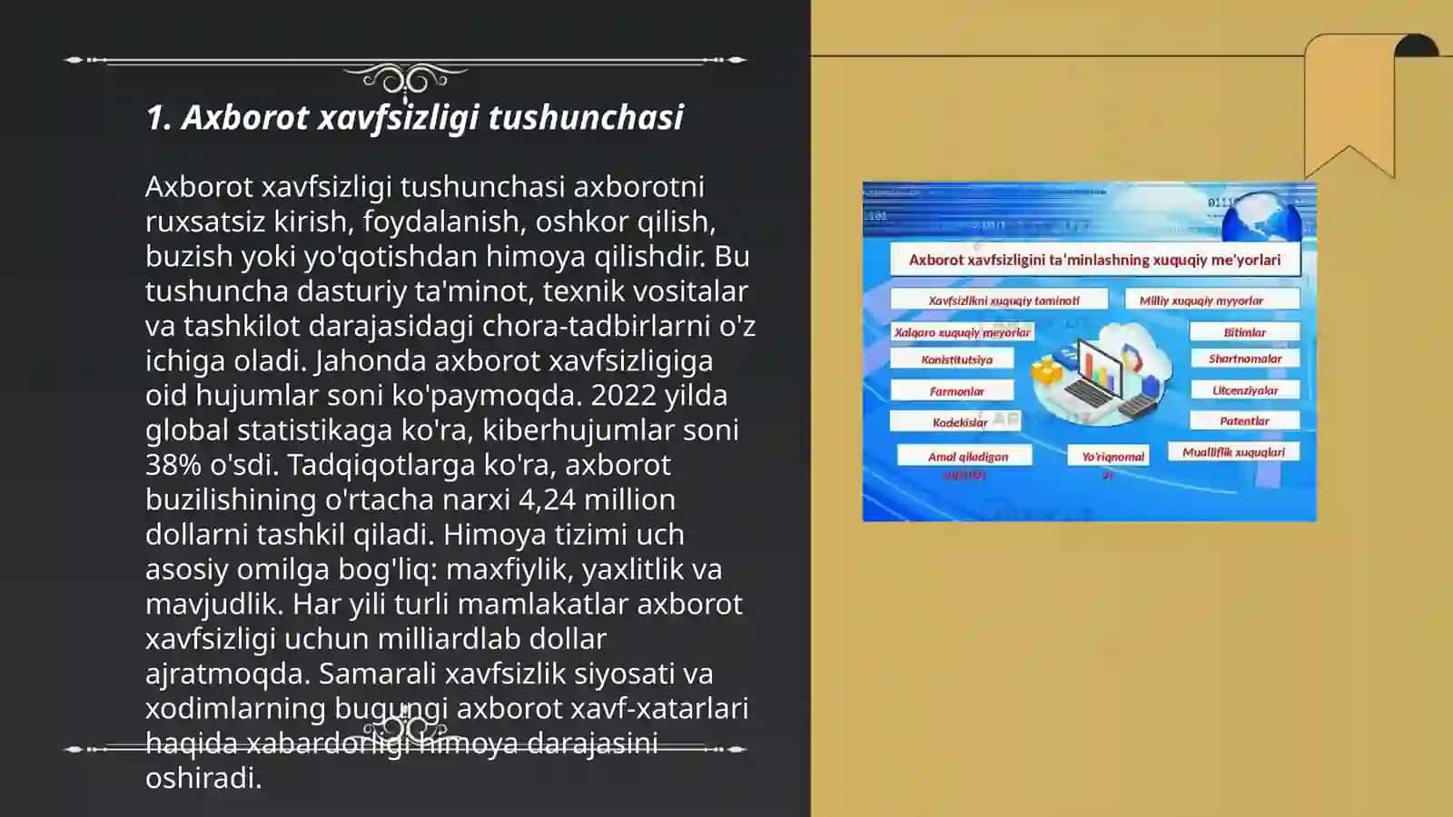 Axborot xavfsizligi tushunchasi 3