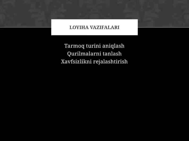 Maktab kompyuter tarmog‘ini loyihalash 3