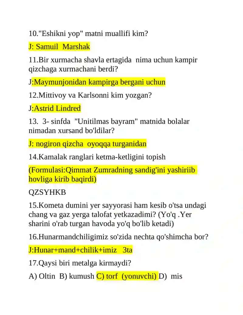 Asar qahramonlarini tahlil qilish (Metodika) 3