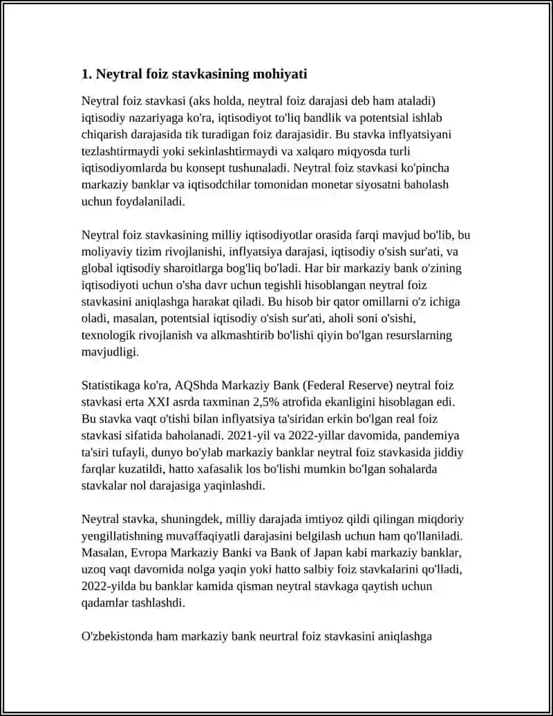 NEYTRAL FOIZ STAVKASI 3