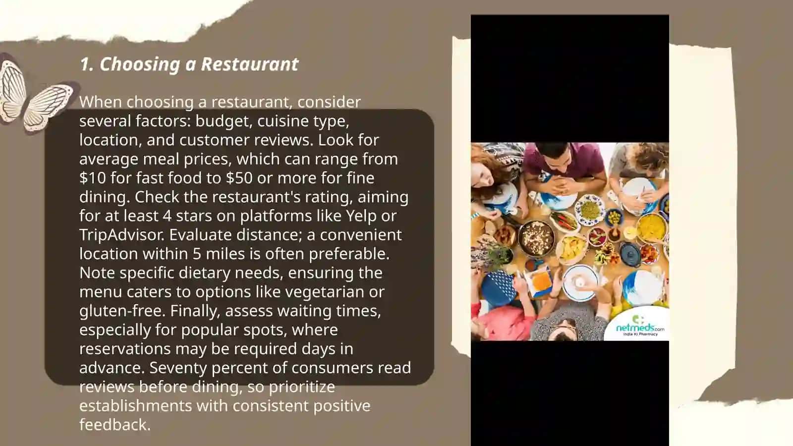 Eating out. Ordering in a restaurant 3