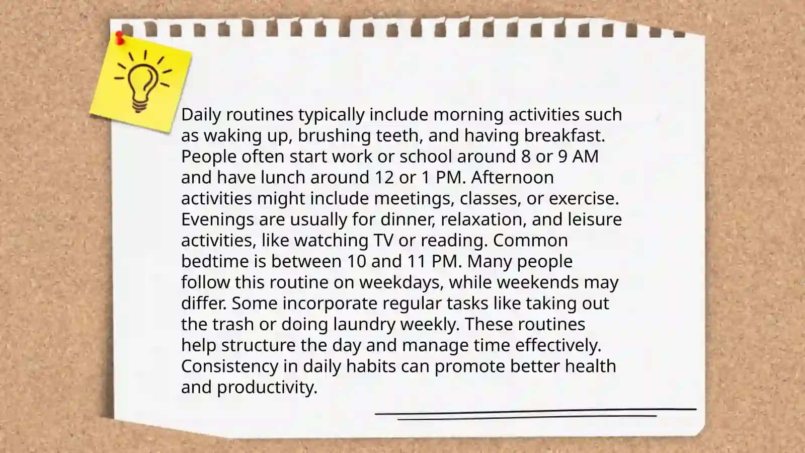 Daily routines (Present Simple) 3