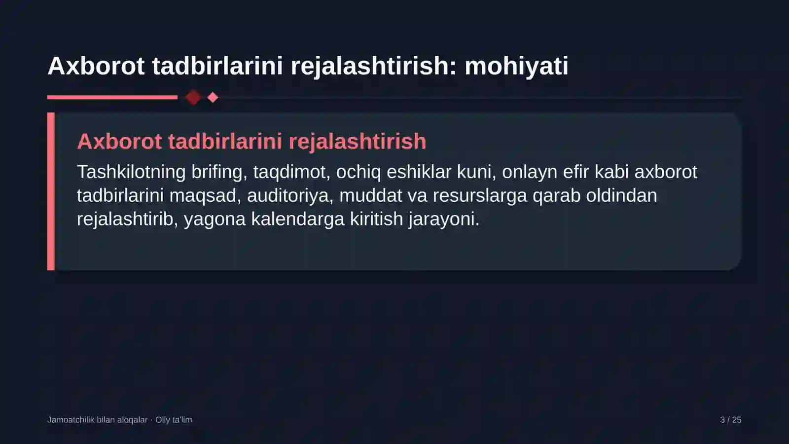 qandolatchilik fabrikalarida axborot tadbirlarini rejalashtirish 3752 3