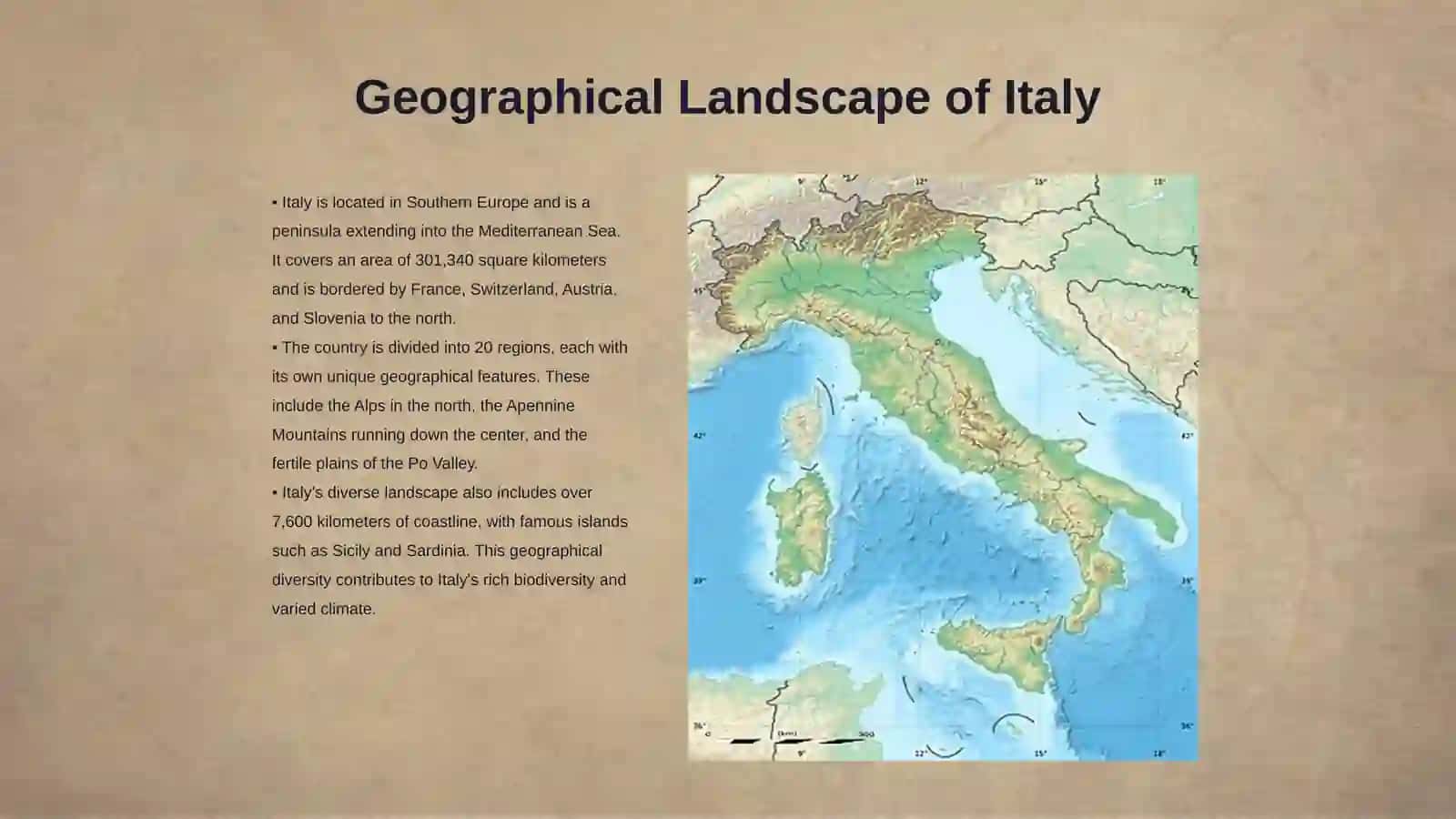 Geographical Landscape of Italy 3