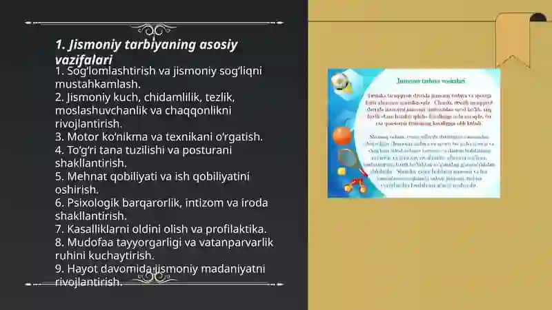 Jismoniy tarbiya vazifalari va vositalari 3