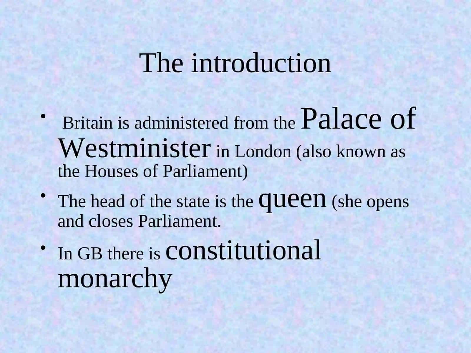 Political system of Great Britain 3