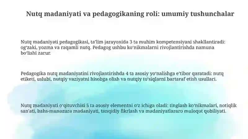 Nutq madaniyati va pedagogika 3