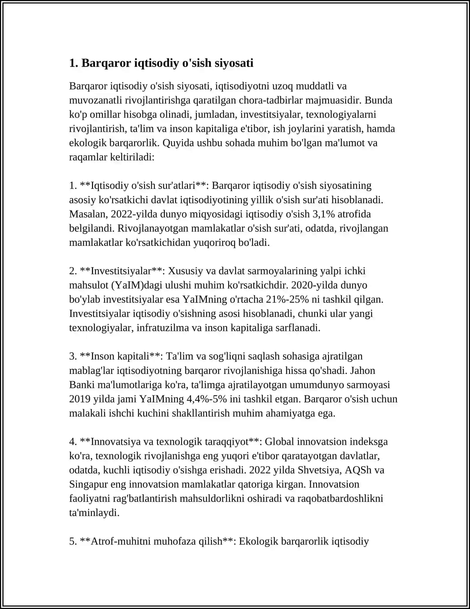 MINTAQAVIY IQTISODIY SIYOSAT 3