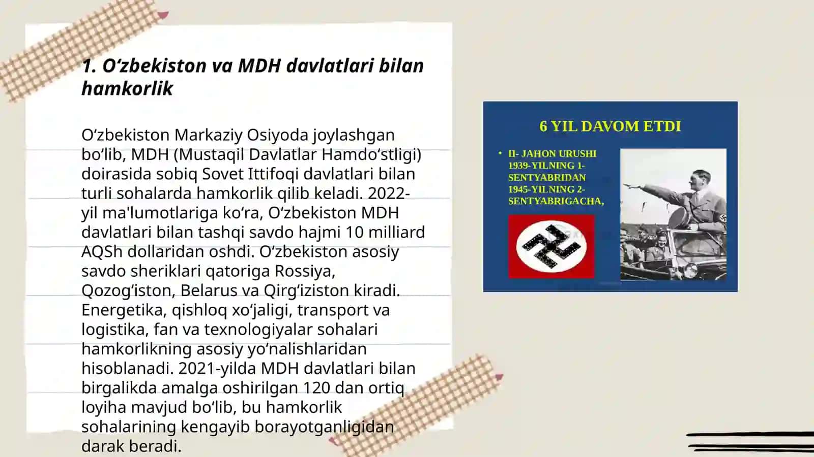 Oʻzbekiston va jahon hamjamiyati (2017-2024) 3