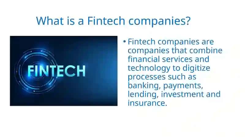 Fintech companies and their services 3
