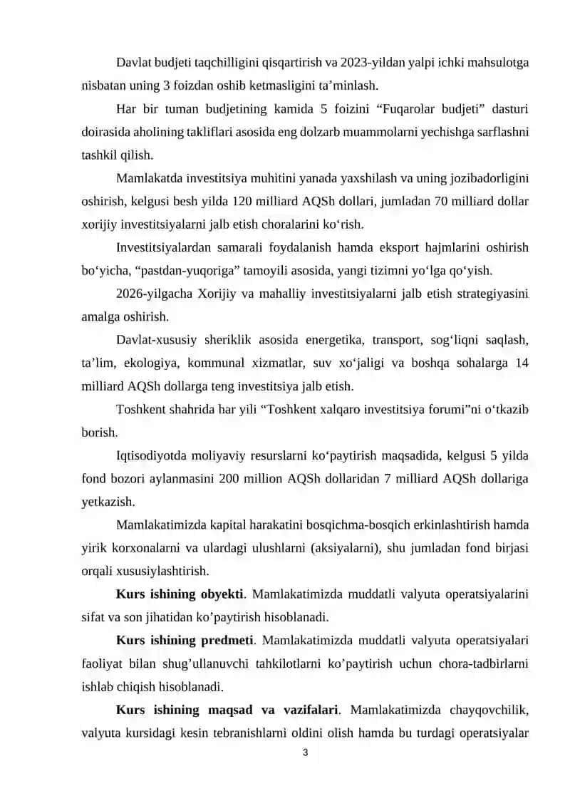 Fyuchers shaklidagi valyuta operatsiyalari 3