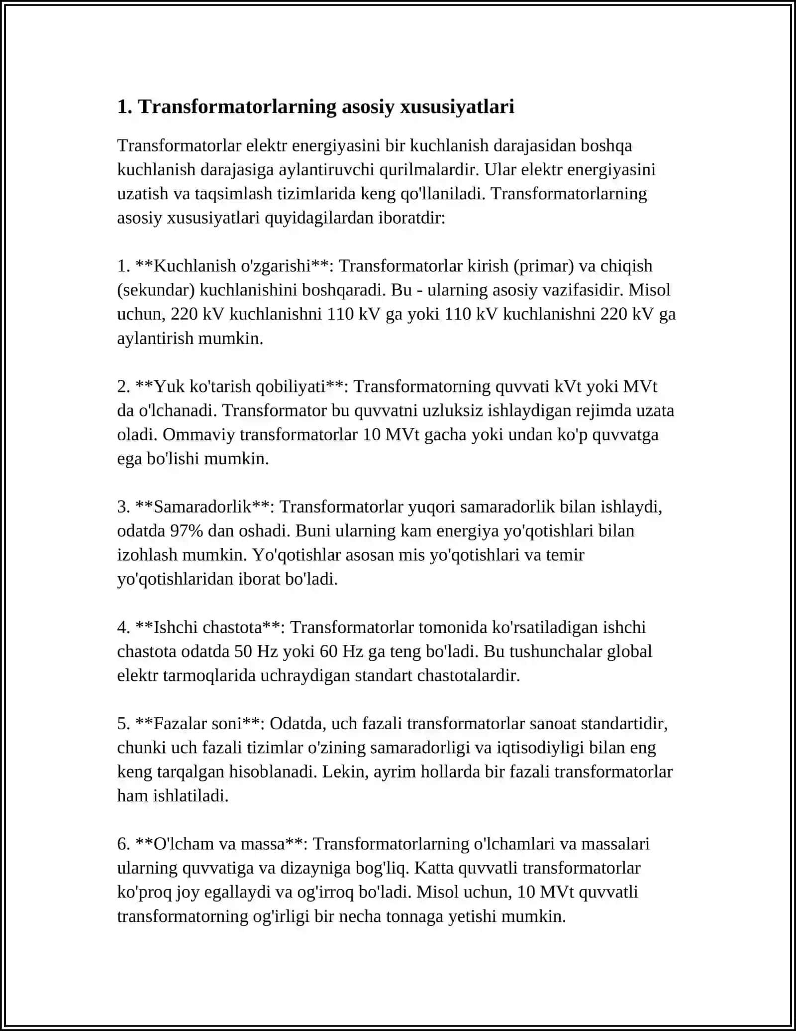 TRANSFORMATORLAR 3