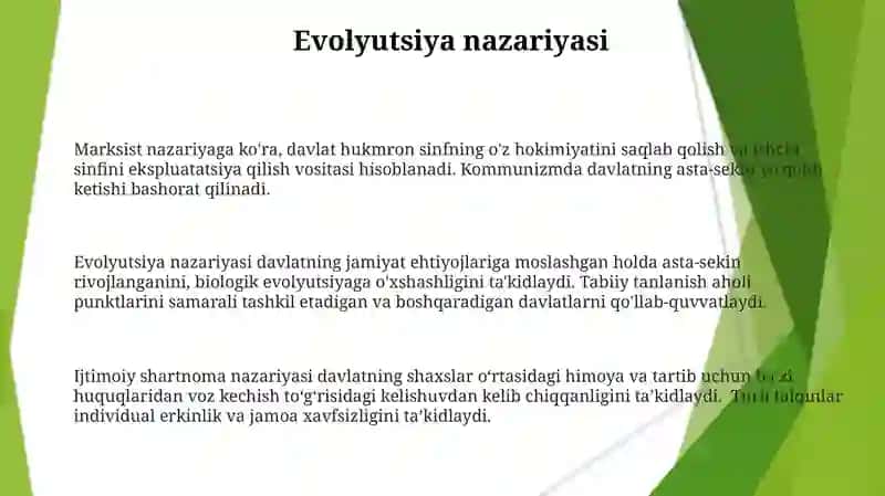 Davlatning mohiyati haqidagi turli nazariyalar 3