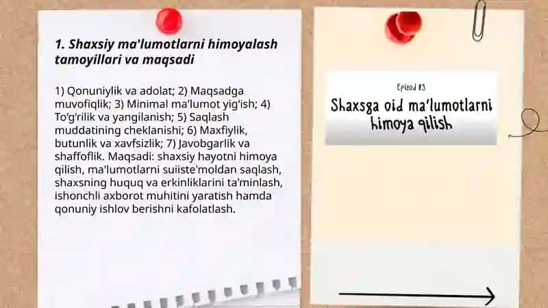 Ma'lumotlarni himoyalash tamoyillari 3