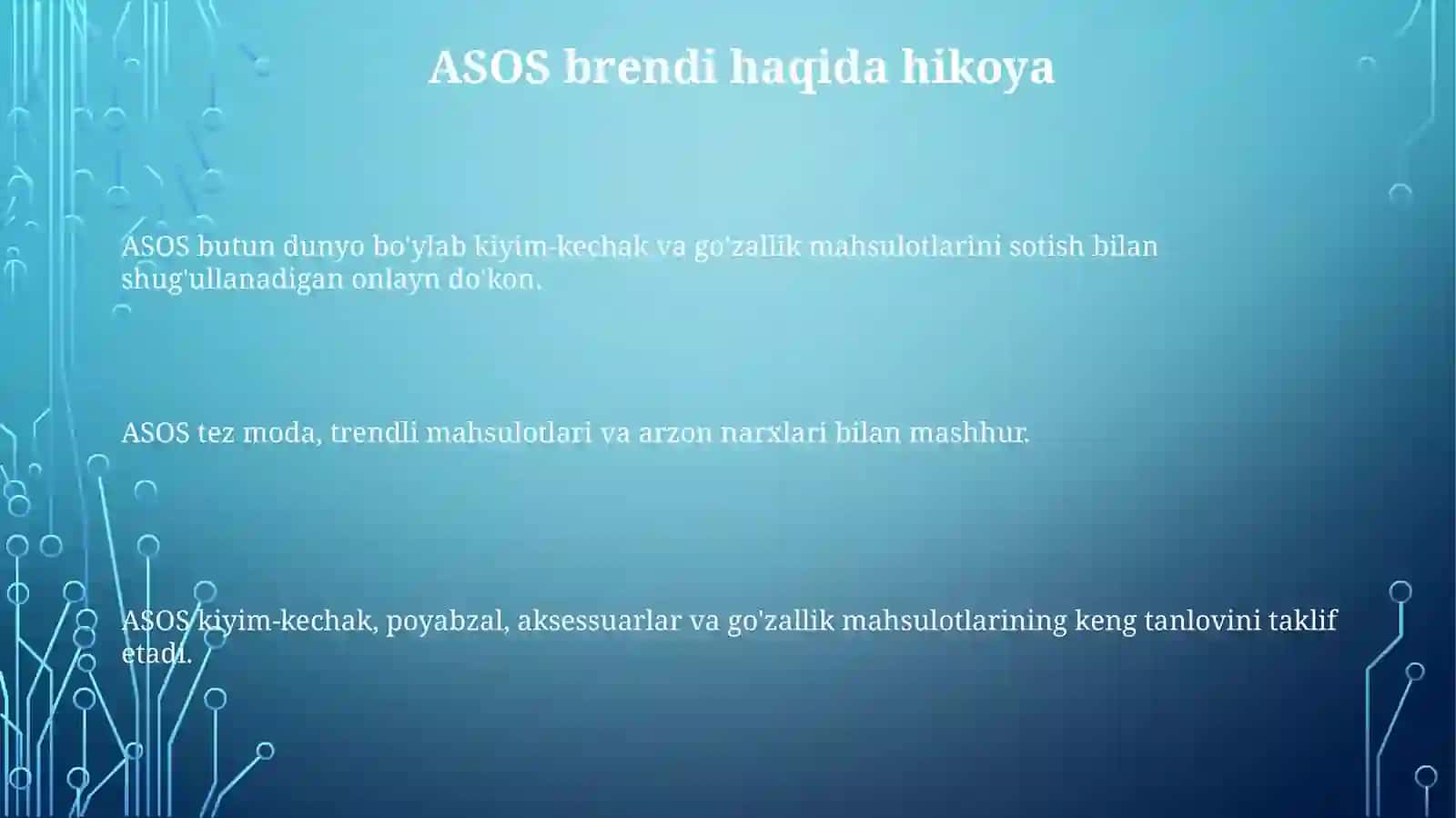 Asos va qo'shimchalar ilmi 3