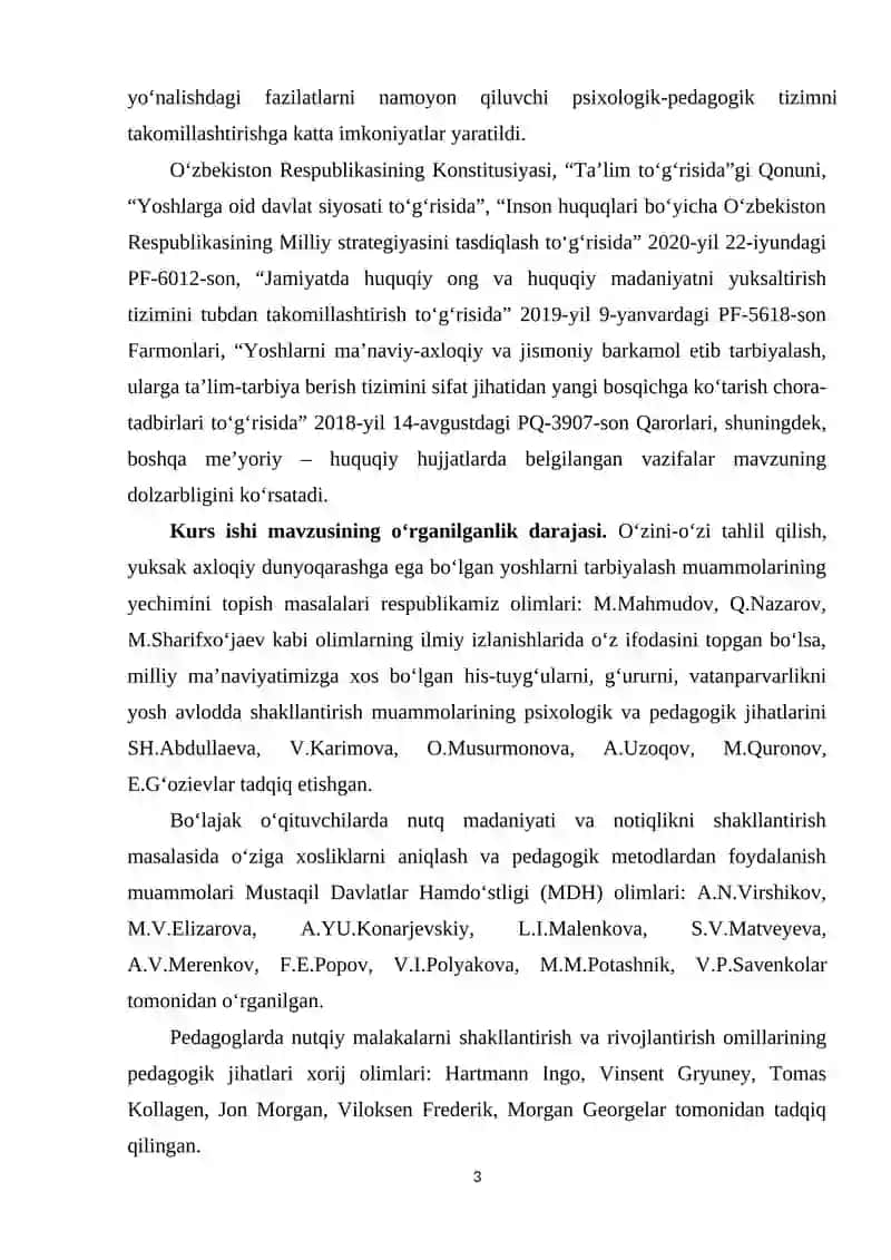 Nutqning o'qituvchi faoliyatidagi o'rni. 3