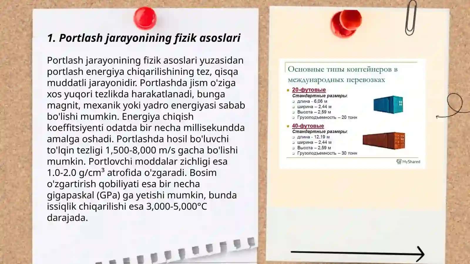 Portlash jarayoni va uning turlari 3