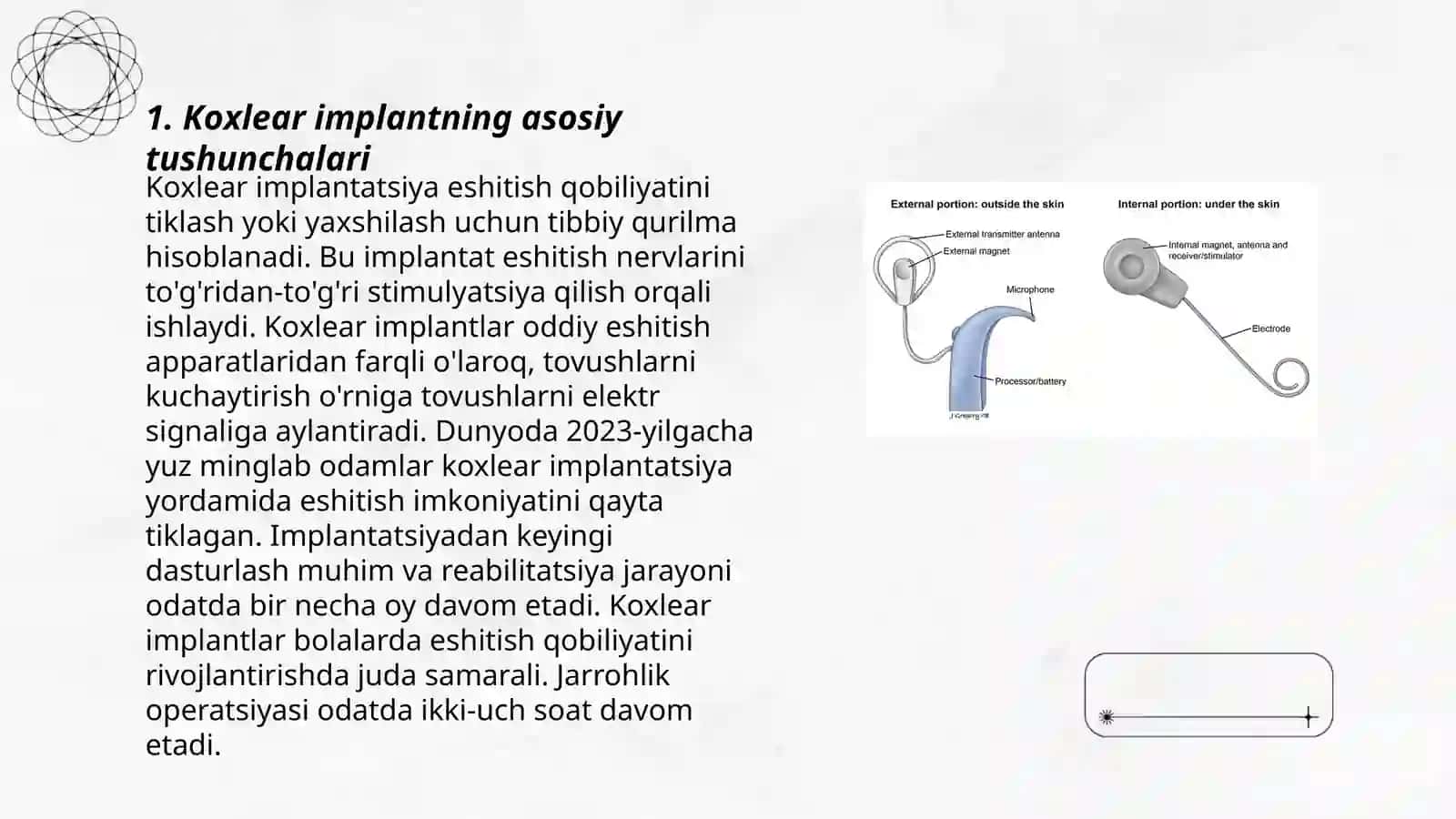 Koxlear implantli bolalar bilan ishlash tamoyillari 3