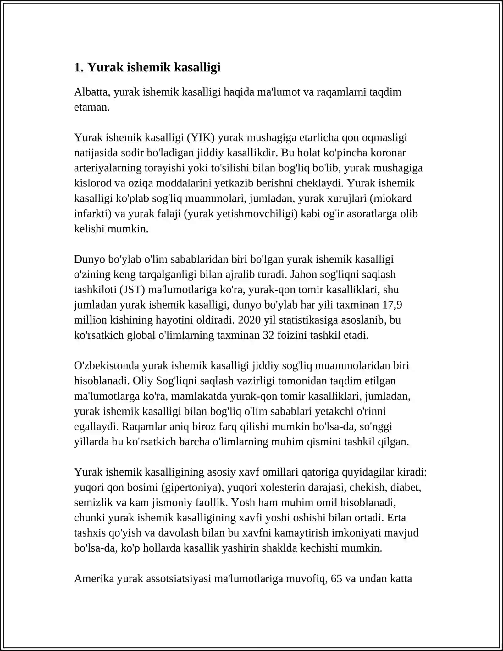 YURAK QON TOMIR KASALLIKLARI 3