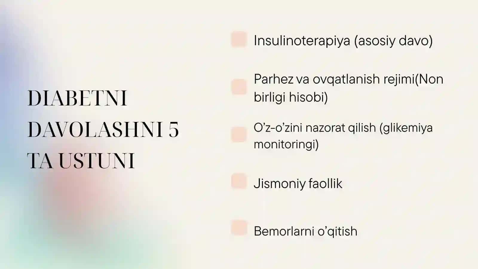 1-TIP QANDLI DIABET DAVOLASH 3