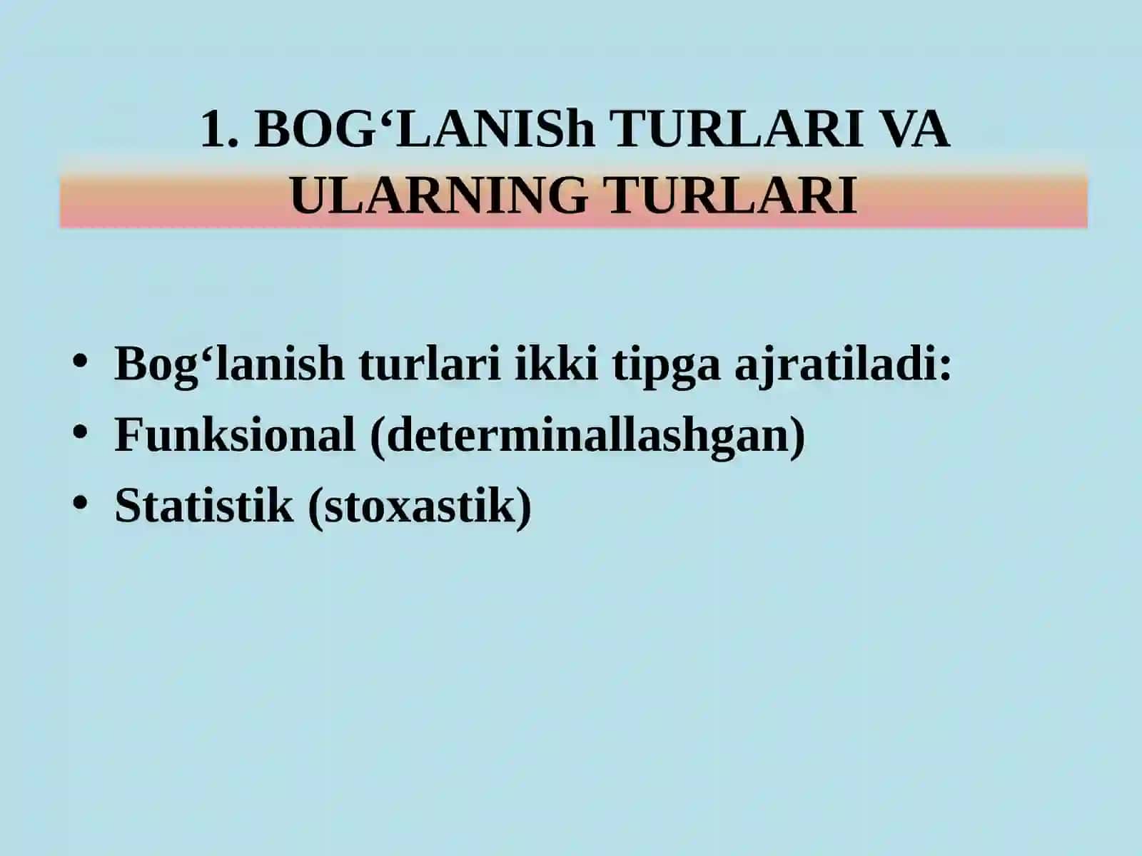 KORRELYATSION VA REGRESSION TAHLIL 3