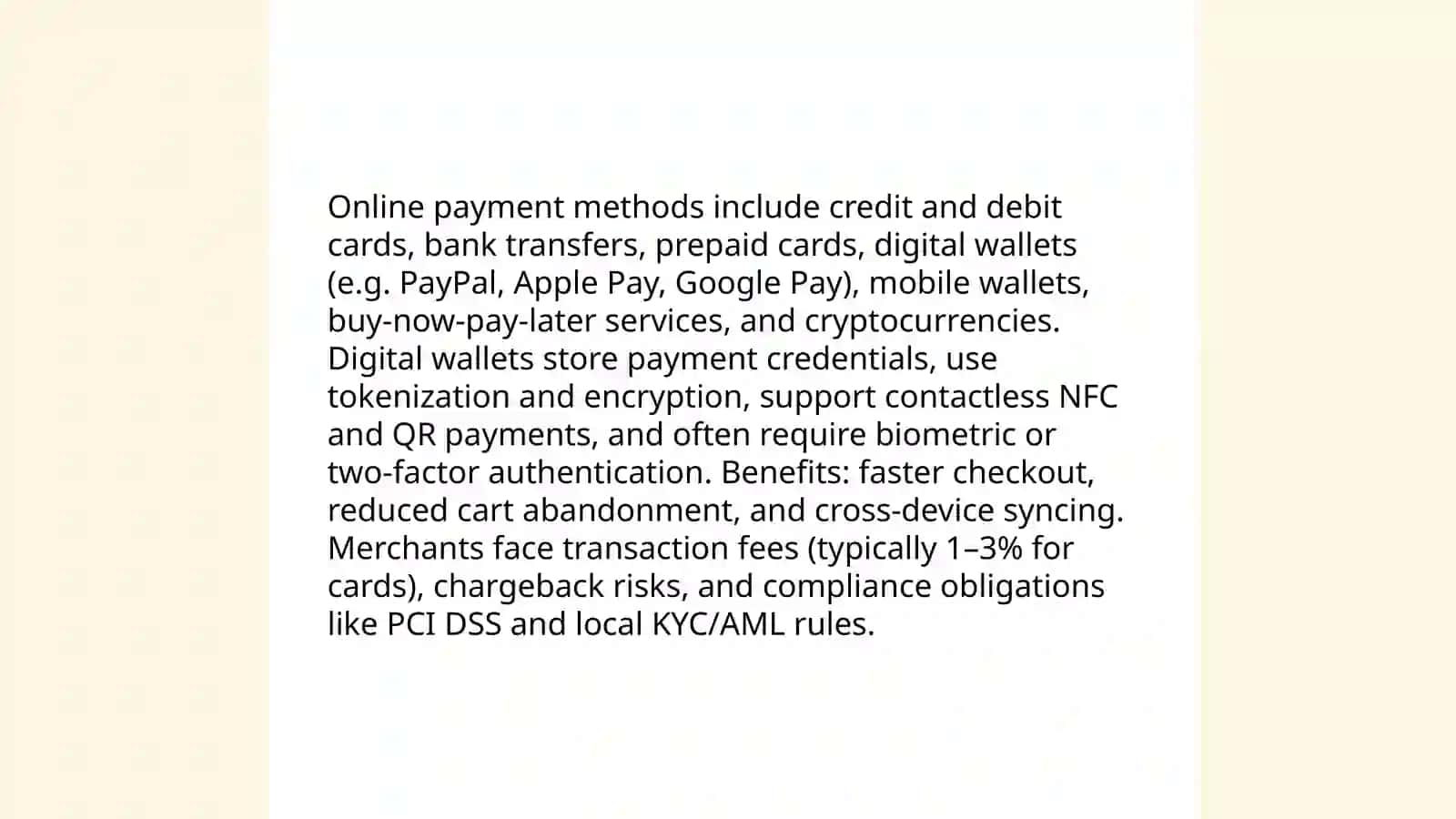 Online Payment Methods and Digital Wallets 3