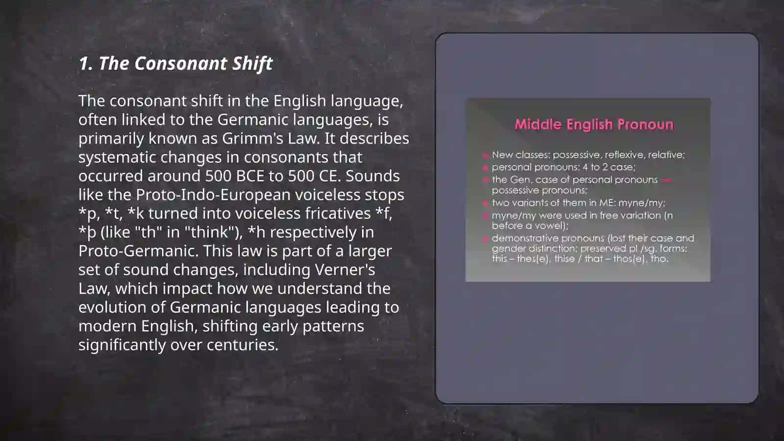 Middle English Language Development 3