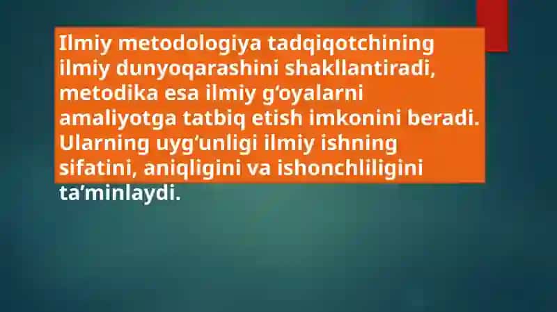 Tadqiqotmetodologiyasi va metodikasi 3