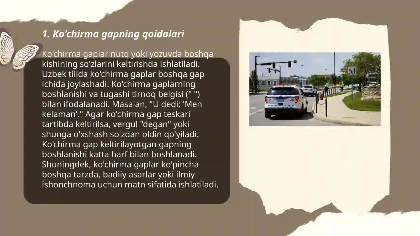 Ko'chirma gapning qoidalari 3