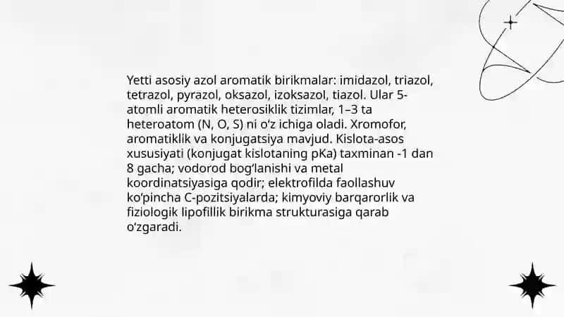 Yetti Azoli Aromatik Birikmalar 3