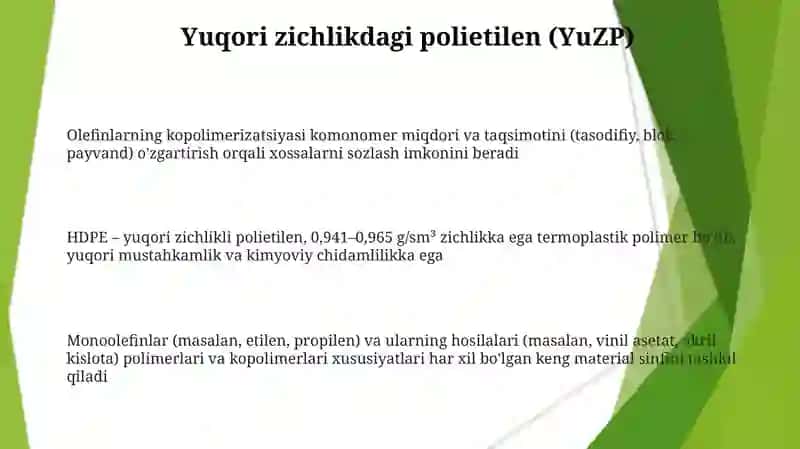 Monoolefin Polimerlanish Mexanizmlari 3