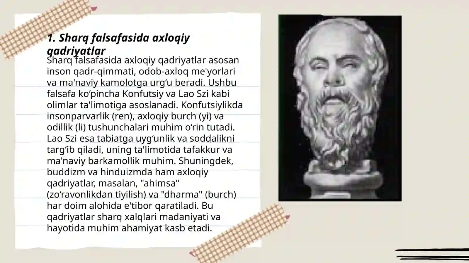 Sharq falsafasida axloqiy qadriyatlar 3