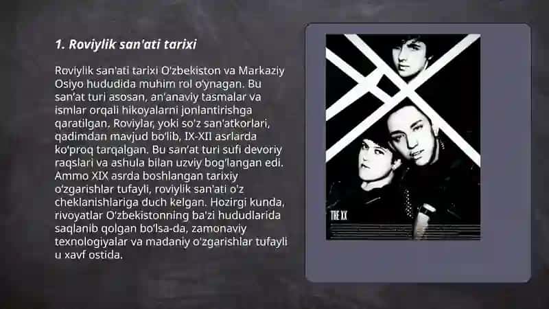 Roviylik san'ati haqida 3