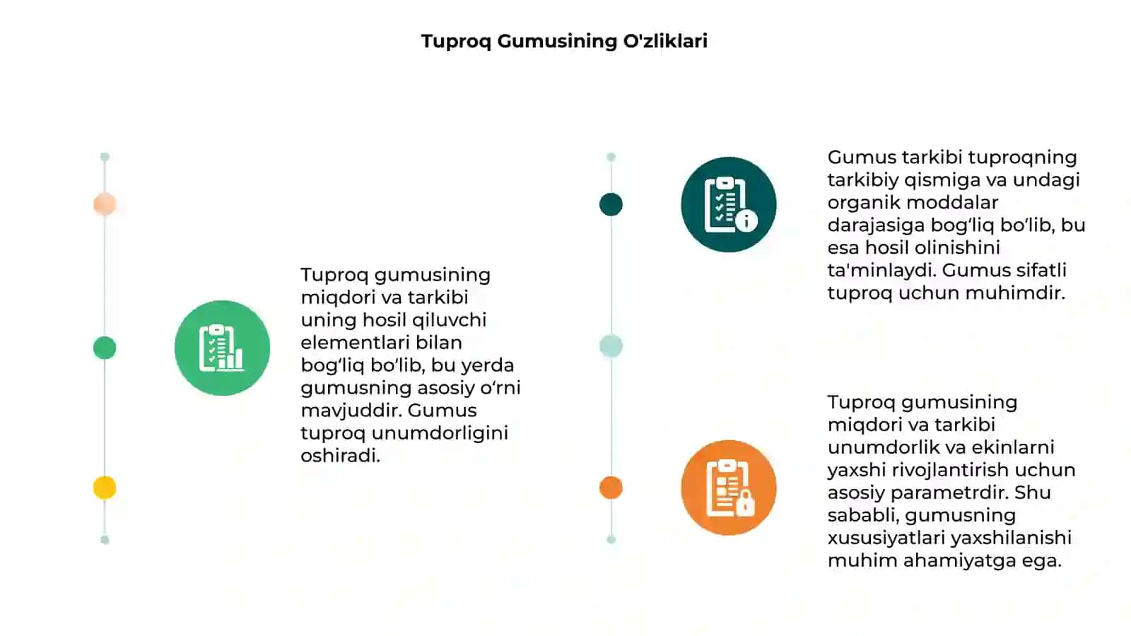 Tuproq Gumusining O'zliklari 3