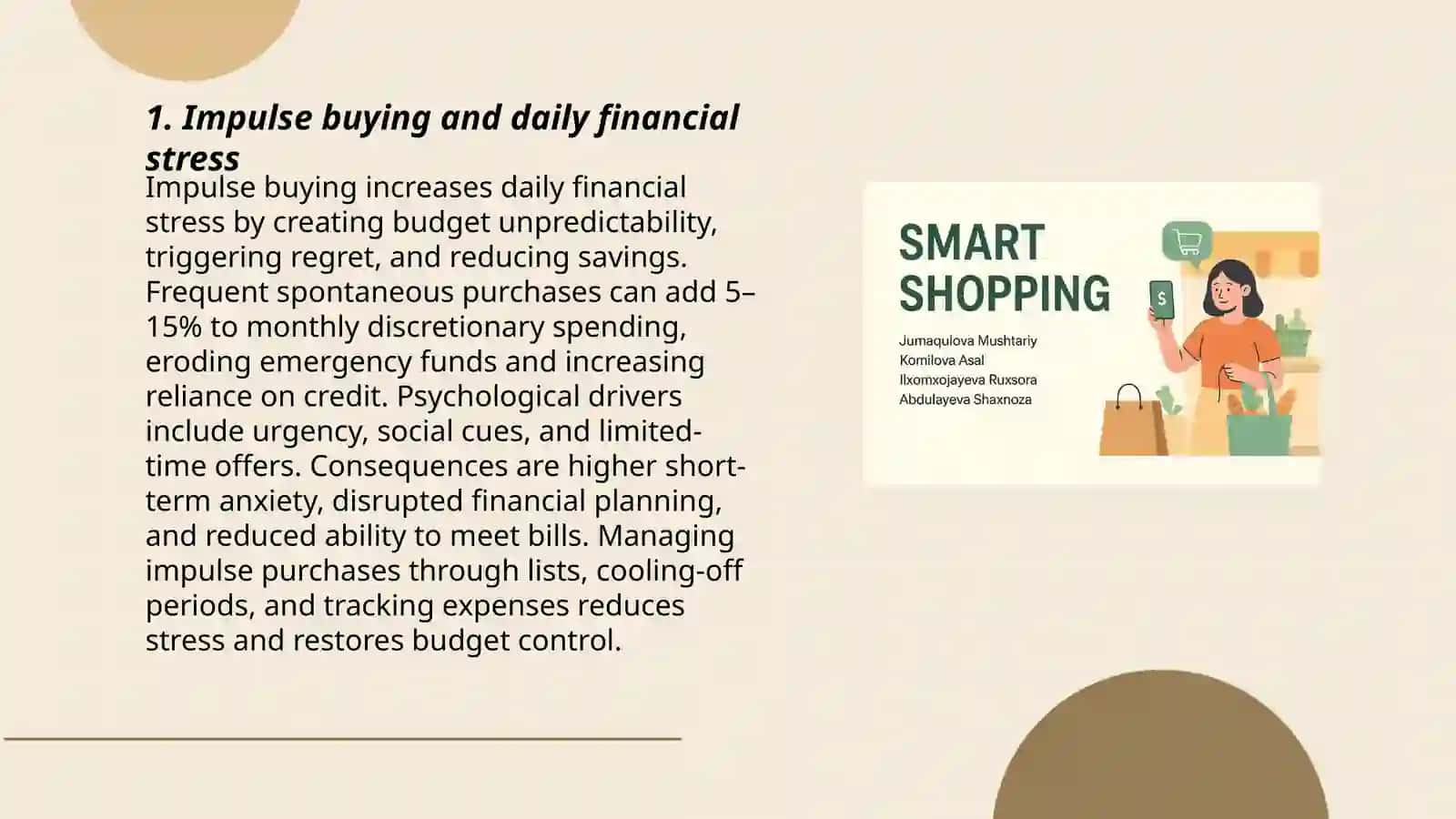 Impulse Buying and Daily Financial Stress 3