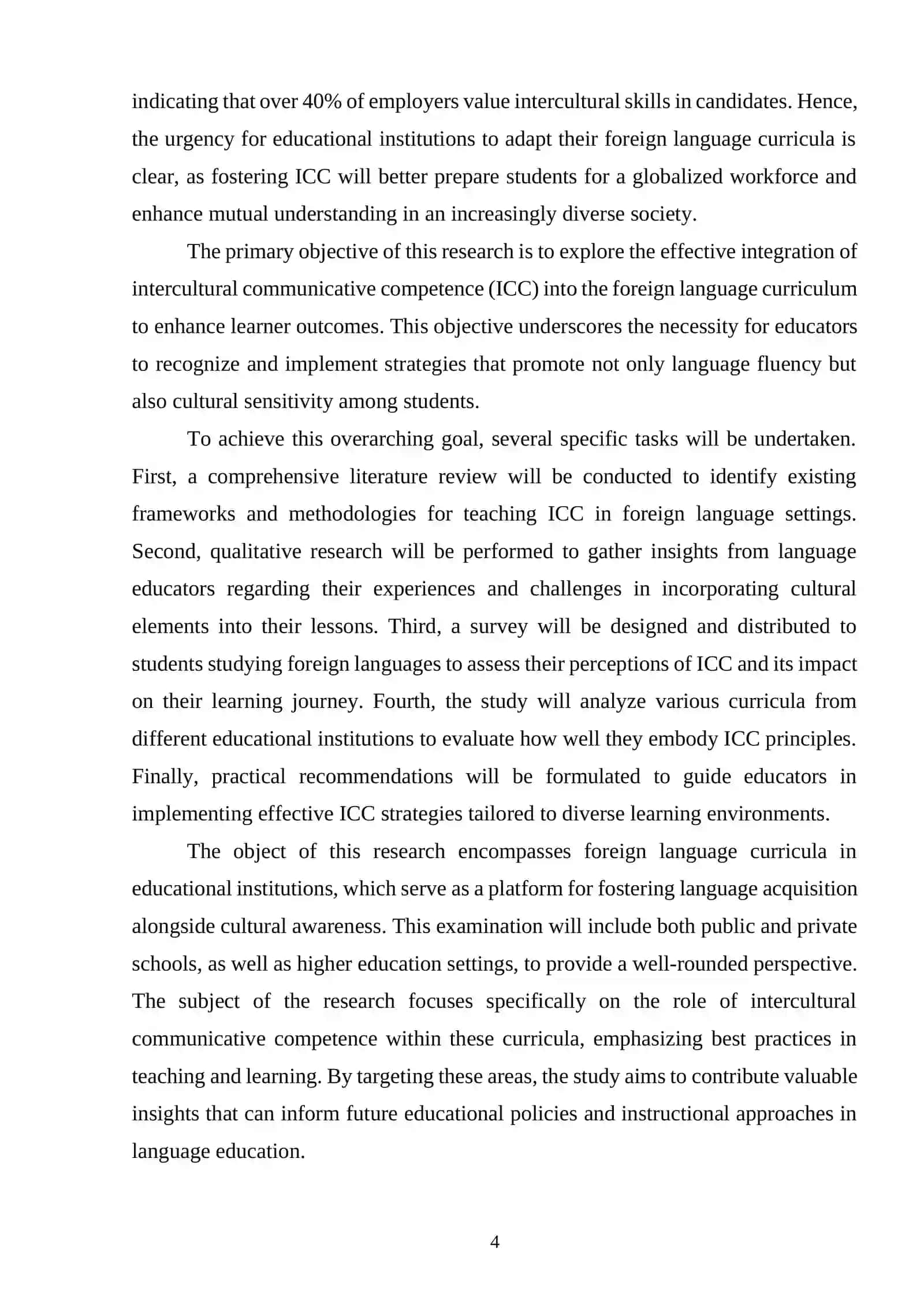 INTEGRATING INTERCULTURAL COMMUNICATIVE COMPETENCE INTO THE FOREIGN LANGUAGE CURRICULUM 3