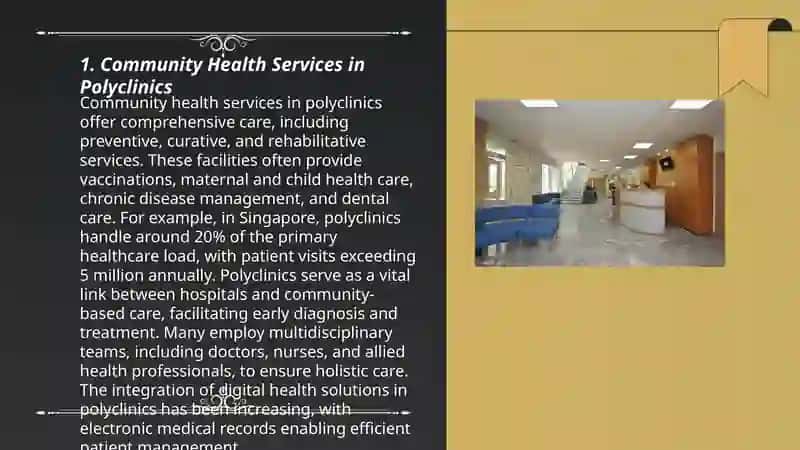 Community Health Services in Polyclinics 3