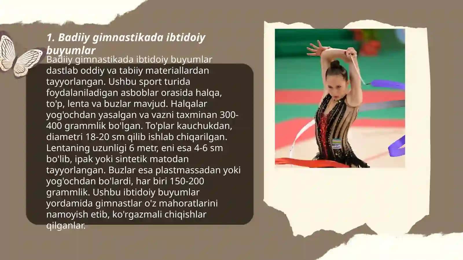 Badiiy gimnastikada ibtidoiy buyumlar 3