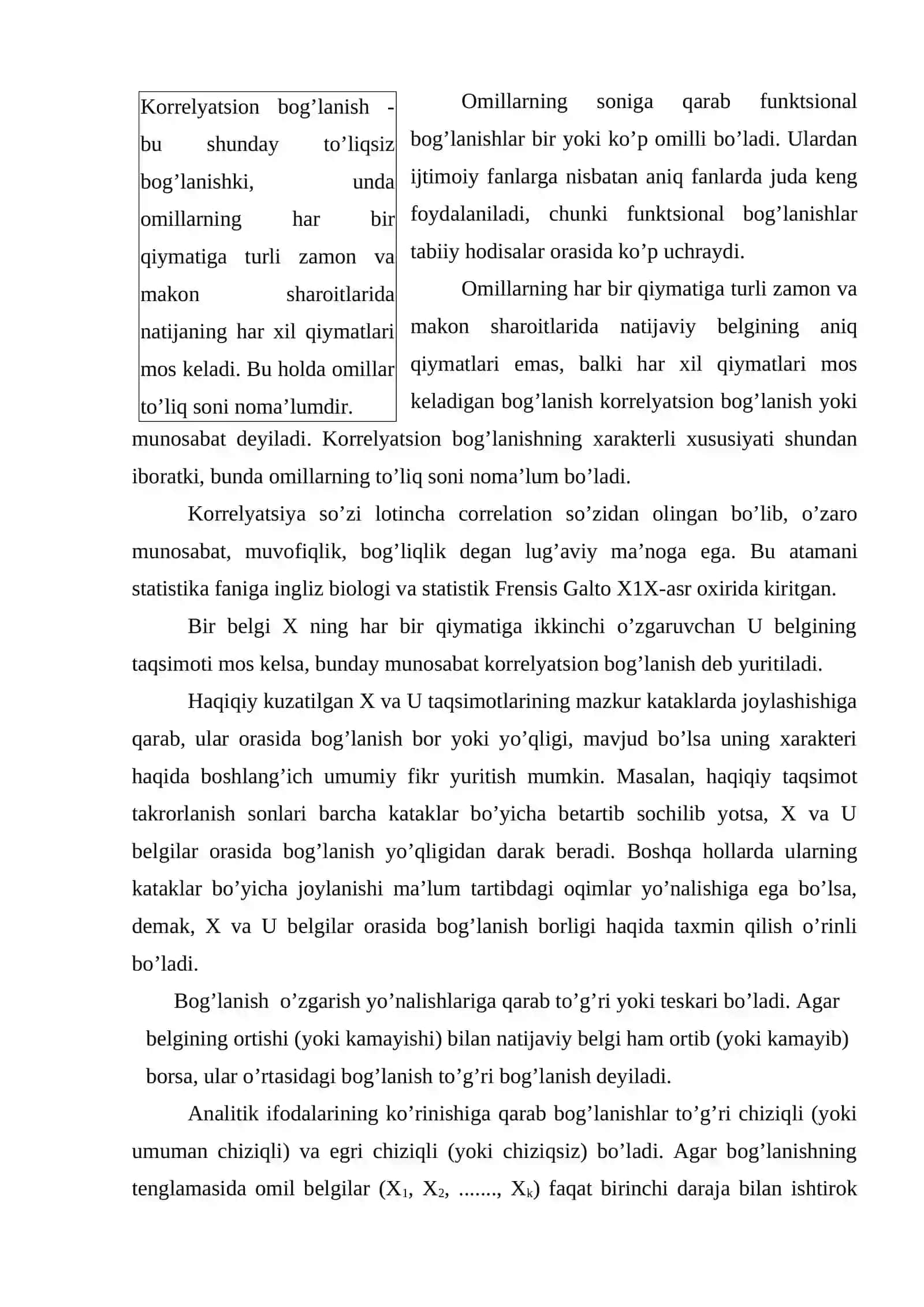 Regression-korrelyatsion tahlil 3