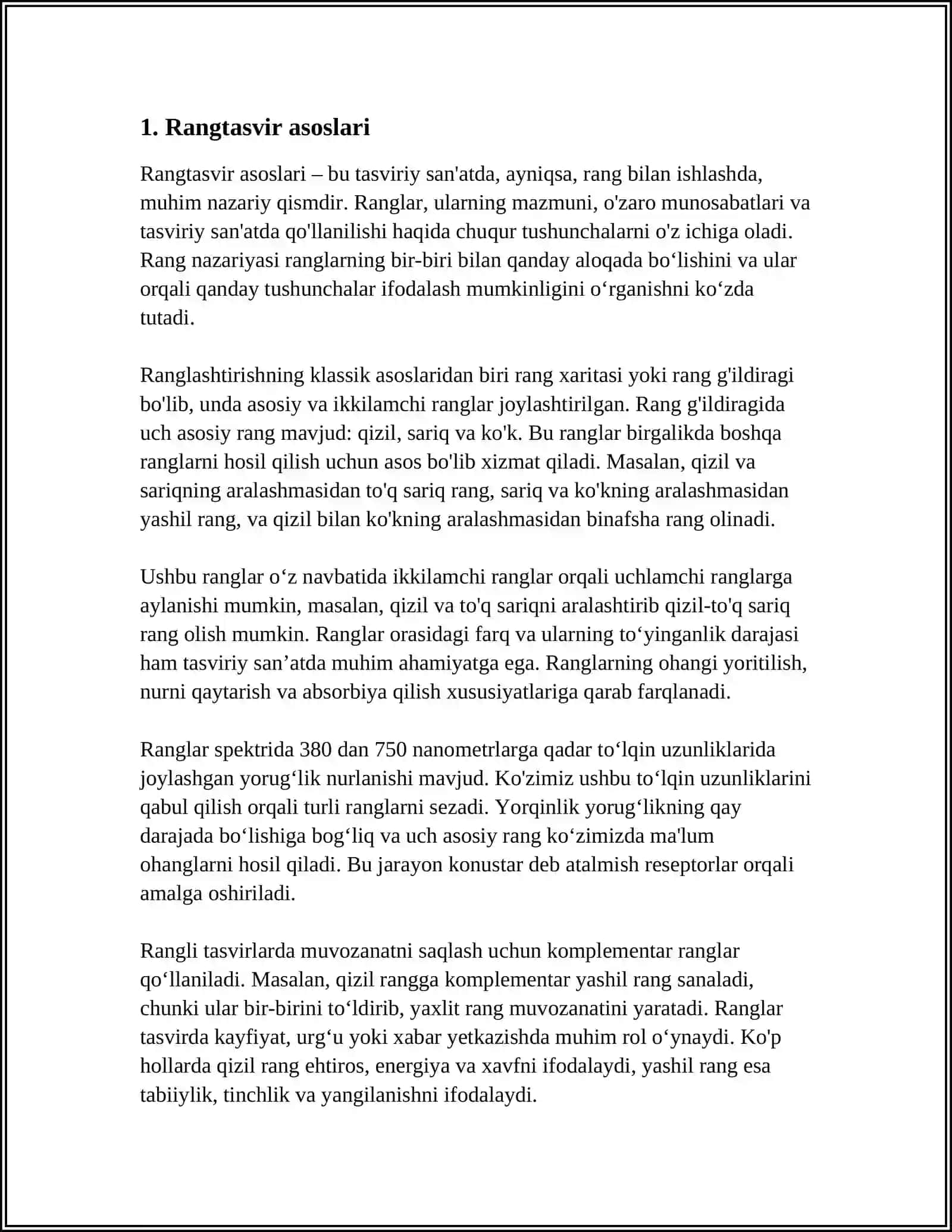 TASVIRIY SANAT MANZARA JANIRI 3