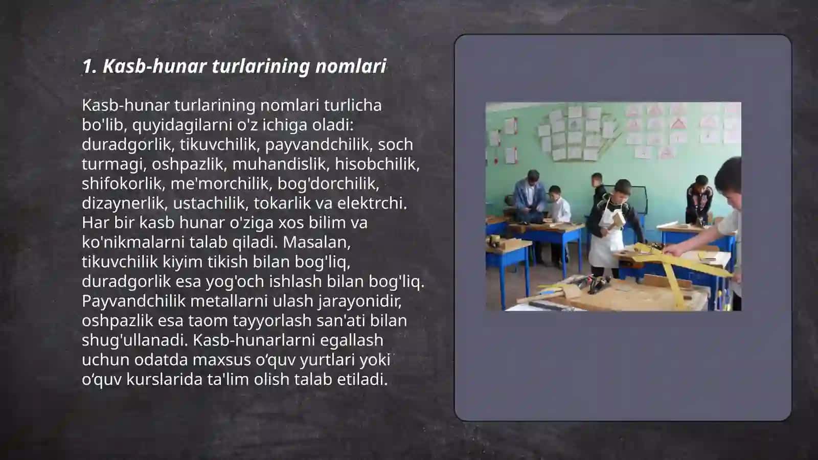 Kasb hunar leksikasi 3